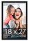 18x27 Solid Wood Picture Frame with UV-Resistant Acrylic & Acid-Free Backing, Available in 6 Finishes: Matte Black, Matte White, Metallic Bronze, Silver, Natural Wood Grain & Mahogany